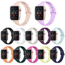 Cao su Apple Watch Series 4 Band, Mulit Colors Đồng hồ thông minh thay thế